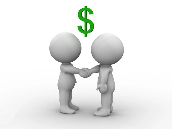 Handshake representing a satisfied client engagement
