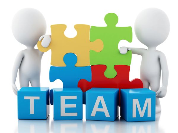 Team collaborating on an automation project